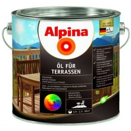 Масло Alpina для террас и садовой мебели светлое | Древесные антисептики | prof.lv Viss Online