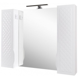 Aqua Rodos Rodors 100 Mirror Cabinet White (195778) | Mirror cabinets | prof.lv Viss Online