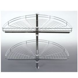 Carousel Sleigh, 1/2, 690 mm (PO12.690.CR) | Kitchen fittings | prof.lv Viss Online