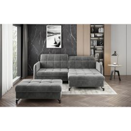 Eltap Lorelle Monolith Corner Pull-Out Sofa 160x225x105cm, Grey (Lore_58) | Sofas | prof.lv Viss Online