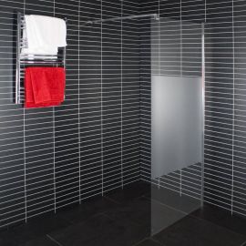 Dušas Siena Duschy Wall 80cm 5223-80 Frost Hromēta | Dušas durvis / dušas sienas | prof.lv Viss Online