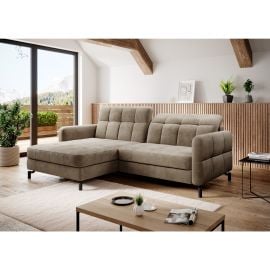 Eltap Lorelle Monolith Corner Pull-Out Sofa 160x225x105cm, Brown (Lore_114) | Sofas | prof.lv Viss Online