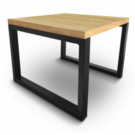 Adrk Moarti Coffee Table 60x60x45cm, Sonoma/Black (CT-Moa-S-H063) | Tables | prof.lv Viss Online