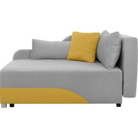 Черно-красно-белый диван Elo Lux 1DL.L с выдвижным механизмом 146x88x80 см, серый/желтый | Раскладные диваны | prof.lv Viss Online