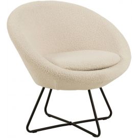 Home4You Center Relaxing Armchair Cream | Lounge chairs | prof.lv Viss Online