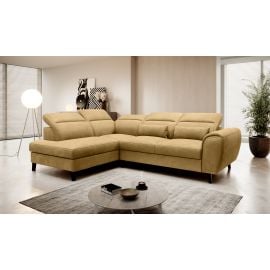 Eltap Noble Cloud Corner Pull-Out Sofa 201x255x100cm, Yellow (CO-NOB-LT-45NU) | Sofas | prof.lv Viss Online