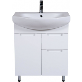 Aqua Rodos Quadro 70 Bathroom Sink with Cabinet White (1958810) | Sinks with Cabinet | prof.lv Viss Online