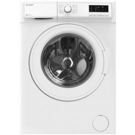 Sharp ES-HFA6102WD-EE Front Load Washing Machine White | Šaurās veļas mašīnas | prof.lv Viss Online