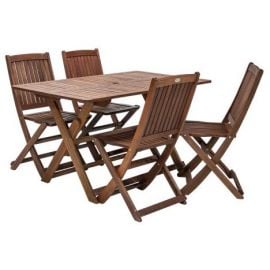 Home4you Modena Garden Furniture Set Brown | Outdoor furniture sets | prof.lv Viss Online