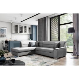 Stūra Dīvāns Izvelkams Eltap Bergen Monolith 208x250x87cm Kreisais Stūris Pelēks 1 (BR52) | Izvelkamie dīvāni | prof.lv Viss Online