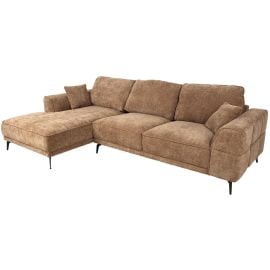 Stūra Dīvāns Home4you Olivia LC 103/170x293x88cm, Kreisais stūris, Bēšs (34692) | Mīkstās mēbeles | prof.lv Viss Online