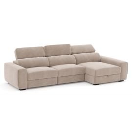 Home4You Duke Corner Sofa, 234x115 / 162x105cm Beige (63964) | Corner couches | prof.lv Viss Online