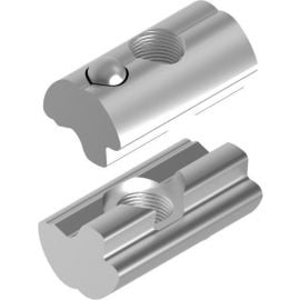 Sliding Nut for Solar Panel Aluminum Profiles, Side and Middle Brackets, M8, 22x12.5mm (600909) | Solar systems | prof.lv Viss Online