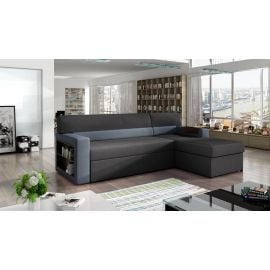 Eltap Rico Soro/Soro Corner Pull-Out Sofa 55x250x85cm, Grey (R27) | Upholstered furniture | prof.lv Viss Online