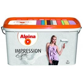 Alpina Impression Effect Dispersion Paint for Creating Texture, White Matte | Alpina | prof.lv Viss Online