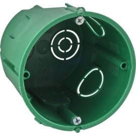 Schneider Electric IMT351011 Коробка монтажная для встраивания Zemapmetuma, круглая, 65x65x59 мм, зеленая | Инсталляционные материалы | prof.lv Viss Online