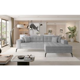 Eltap Solange Omega Corner Pull-Out Sofa 196x296x80cm, Grey (Sol_30) | Corner couches | prof.lv Viss Online