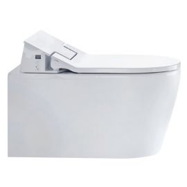 Duravit ME by Starck Wall-Mounted Toilet Bowl with Seat, White (631000002004300) | Duravit | prof.lv Viss Online