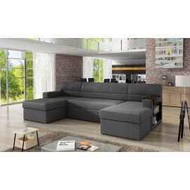 Eltap Markos Soft/Dora Corner Pull-Out Sofa 57x314x86cm, Grey (M24) | Corner couches | prof.lv Viss Online