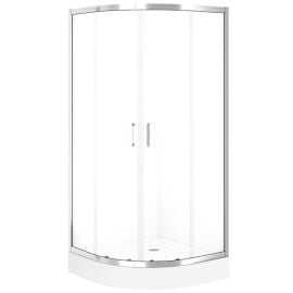 Dušas Kabīne Cersanit Brasco B860 H=190cm 90x90cm, Pusapaļa, Hroma (S601-223) | Dušas | prof.lv Viss Online