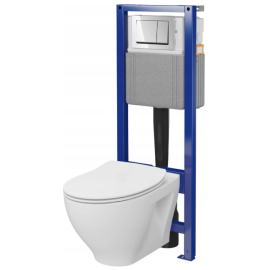 Iebūvējamais Tualetes Pods Cersanit Mito C46 System 40 Balts (S701-828) | Система инсталляции для подвесного унитаза (комплекты) | prof.lv Viss Online
