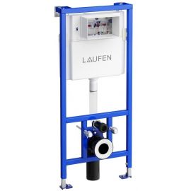 Laufen LIS CW1, 500x140 Built-in Toilet Frame mm, h=1120 mm, with 4.5/3l Dual Flush Mechanism, for Rimless Toilets (H8946650000001) NO SEAT | Wall-mounted toilet mounting element | prof.lv Viss Online