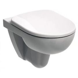 Geberit Selnova Rimfree Wall-Hung Toilet Bowl with Seat, White (KK SPS SELNOVA RIMFREE) | Geberit | prof.lv Viss Online