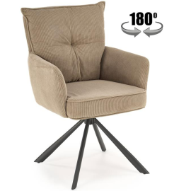 Virtuves Krēsls Halmar K528 50x50x90cm, Melns/Brūns (V-CH-K/528-KR-CAPPUCCINO) | Halmar | prof.lv Viss Online