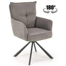 Virtuves Krēsls Halmar K528 50x50x90cm, Melns/Pelēks (V-CH-K/528-KR-POPIELATY) | Halmar | prof.lv Viss Online