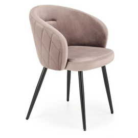 Virtuves Krēsls Halmar K430 54x61x77cm, Melns/Bēšs (V-CH-K/430-KR-BEŻOWY) | Halmar | prof.lv Viss Online