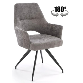 Virtuves Krēsls Halmar K542 48x58x88cm, Melns/Pelēks (V-CH-K/542-KR-POPIELATY) | Halmar | prof.lv Viss Online