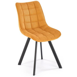 Virtuves Krēsls Halmar K549 61x47x84cm, Melns/Oranžs (V-CH-K/549-KR-MUSZTARDOWY) | Halmar | prof.lv Viss Online