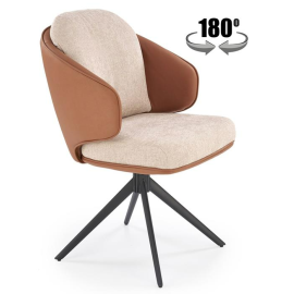 Virtuves Krēsls Halmar K554 50x54x81cm, Melns/Brūns (V-CH-K/554-KR-BRĄZOWY) | Halmar | prof.lv Viss Online