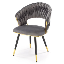 Virtuves Krēsls Halmar K551 50x62x85cm, Melns/Pelēks (V-CH-K/551-KR-POPIELATY) | Halmar | prof.lv Viss Online