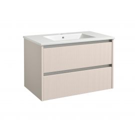 Мебель Raguvos Baldai Urban 81,5 см для ванной комнаты с раковиной и шкафчиком, серый кашемир (алюминиевый профиль) (201135206)