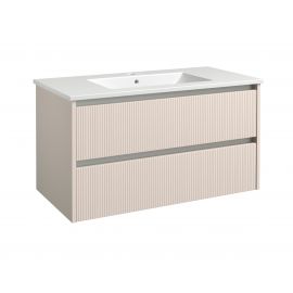 Raguvos Furniture Urban 101.5cm Bathroom Sink with Cabinet Grey Cashmere (Aluminum Profile) 201137206