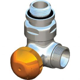 Herz DE LUXE thermostatic valve TS-3 3D, 1/2 left, chrome-plated, S764541 | Herz | prof.lv Viss Online