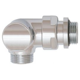 Herz DE LUXE radiator valve RL 3 3D, left, white, S374544 | Heated towel rail accessories | prof.lv Viss Online