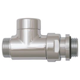 Herz DE LUXE radiator valve RL RL-1, straight, white, S373344 | Heated towel rail accessories | prof.lv Viss Online