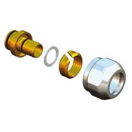 Herz DE LUXE Compression Fitting Herz DE LUXE Chrome, Multilayer Pipes, S606616