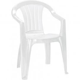 Keter Garden Chair SICILIA 56x58x79cm, white (29180048400) | Garden chairs | prof.lv Viss Online
