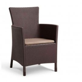 Садовый стул Keter IOWA 62x60x89 см, коричневый (29197853599) | Садовые стулья | prof.lv Viss Online