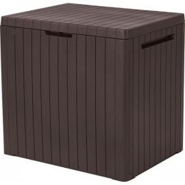 Садовый ящик для хранения Keter City Storage Box 113 л, 57,8x44 см, коричневый (29208324590) | Садовые ящики | prof.lv Viss Online