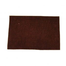 Foot mat 40x60cm, fabric, dark brown | Carpets | prof.lv Viss Online