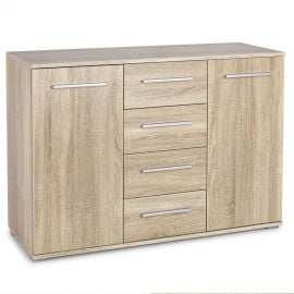 Halmar Chest of Drawers LIMA KM-4, 116x40x82cm | Wardrobes, drawers, shelves | prof.lv Viss Online