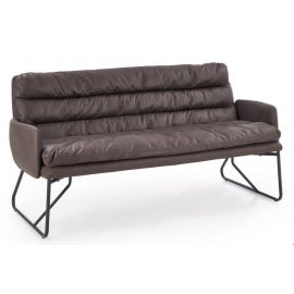 Halmar Fassi Unbeatable Leather Sofa, 172x75cm, Grey (V-CH-FASSI_XL-FOT) | Sofas | prof.lv Viss Online