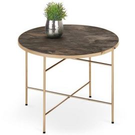 Halmar Isabelle Glass Coffee Table, 60x60x45cm, Brown (V-CH-ISABELLE-LAW) | Living room furniture | prof.lv Viss Online