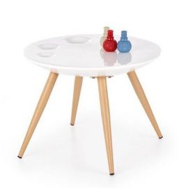 Журнальный столик Halmar Marita из стекла, 60x60x45 см, белый (V-CH-MARITA-LAW) | Мебель для гостиной | prof.lv Viss Online