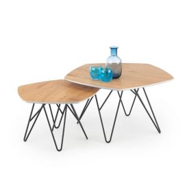 Журнальный столик Halmar Zero, 75x75; - ;56x41cm, дуб | Мебель для гостиной | prof.lv Viss Online
