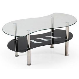 Журнальный столик Halmar Catania из стекла, 100x55x43 см, черный (V-CH-CATANIA-LAW) | Стеклянные столы | prof.lv Viss Online